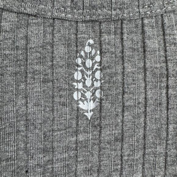 Free People Movement Blissed Out Gray Ribbed Racerback Tank Small - Picture 7 of 10